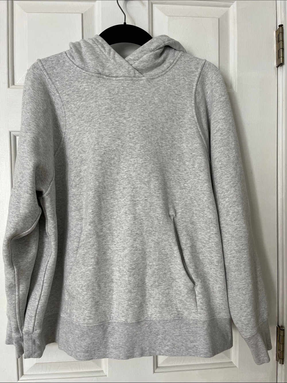 Lululemon Scuba Pullover Hoodie Size 14 in Heathered Core Ultra Light Grey